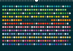 365 Pearls Calendar (Wandkalender 2024 DIN A3 quer) von ROTH-Design
