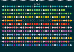 365 Pearls Kalender (Wandkalender 2023 DIN A2 quer) von ROTH-Design