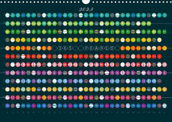 365 Pearls Kalender (Wandkalender 2023 DIN A3 quer) von ROTH-Design