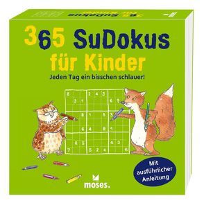 365 Sudokus für Kinder von Heine,  Stefan, Tust,  Dorathea
