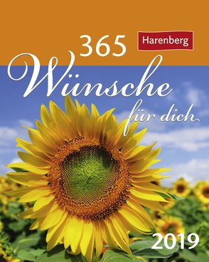 365 Wünsche für dich – Kalender 2019 von Beckmann,  Ulrike, Harenberg