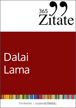 365 Zitate des Dalai Lama von Reichel,  Tim