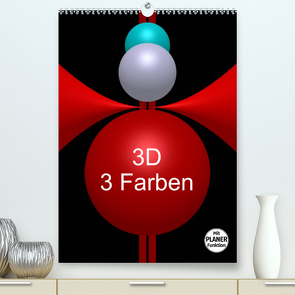 3D – 3 Farben (Premium, hochwertiger DIN A2 Wandkalender 2023, Kunstdruck in Hochglanz) von Bild,  Issa