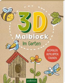 3D-Malblock – Im Garten von Dietz,  Sarah