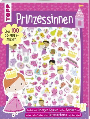 3D-Sticker- und Rätselbuch: Prinzessinnen von frechverlag, Machell,  Dawn