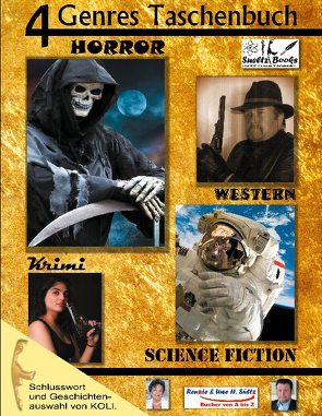 4 Genres Taschenbuch Krimi Sci-FI Horror Western von Sültz,  Renate, Sültz,  Uwe H.