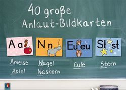 40 große Anlaut-Bildkarten von Verlag an der Ruhr,  Redaktionsteam