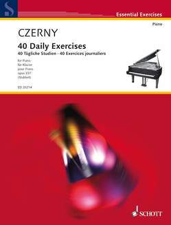 40 Tägliche Studien von Czerny,  Carl, Mählert,  Ulrich