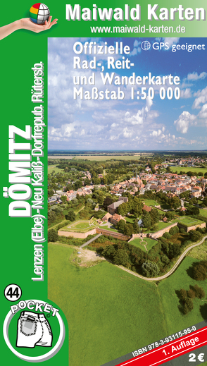 44 Dömitz 1.Aufl. – Lenzen (Elbe) – Neu Kaliß – Dorfrepublik Rüterberg von Maiwald,  Björn jr., Maiwald,  Gabriele