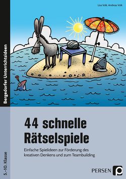 44 schnelle Rätselspiele von Ganz,  Andreas, Volk,  Lisa Katharina