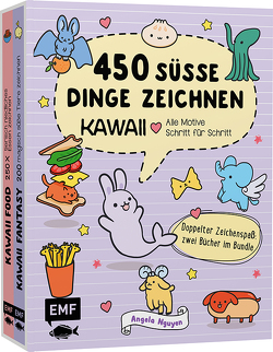 450 süße Dinge zeichnen: Kawaii – Alle Motive Schritt für Schritt von Nguyen,  Angela