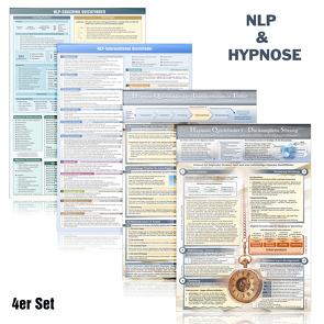 [4er-Set] Das NLP & Hypnose Lern- und Wissenskartenset (2023) von Cammerer,  Gaby, Cremer,  Samuel