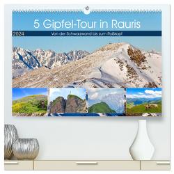 5 Gipfel-Tour in Rauris (hochwertiger Premium Wandkalender 2024 DIN A2 quer), Kunstdruck in Hochglanz von Kramer,  Christa