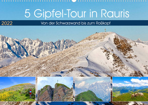 5 Gipfel-Tour in Rauris (Wandkalender 2022 DIN A2 quer) von Kramer,  Christa