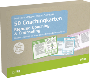 50 Coachingkarten Blended Coaching & Counseling von Mundelsee,  Lukas, Sawatzki,  Dennis