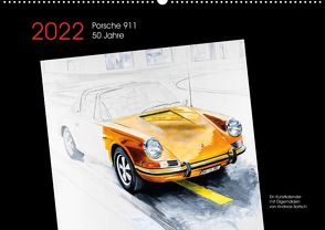 50 Jahre Porsche 911 (Premium, hochwertiger DIN A2 Wandkalender 2022, Kunstdruck in Hochglanz) von Bartsch / design,  Andreas, bartsch.
