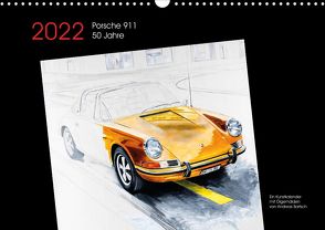 50 Jahre Porsche 911 (Wandkalender 2022 DIN A3 quer) von Bartsch / design,  Andreas, bartsch.