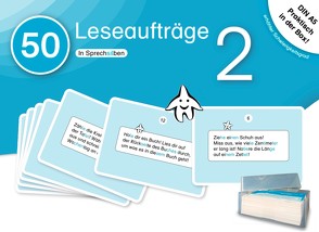 50 Leseaufträge 2 in der Box in Sprechsilben von Langhans,  Katrin