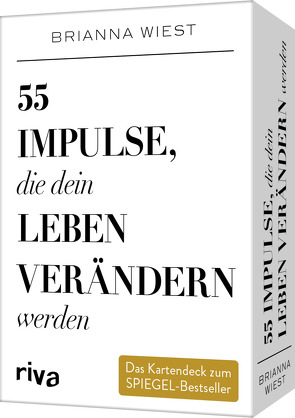 55 Impulse, die dein Leben verändern werden – Das Kartendeck zum Nr.-1-Bestseller 101 Essays, die dein Leben verändern werden von Wiest,  Brianna