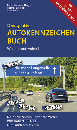 5er-Pack – Das große Autokennzeichen Buch von Aabe,  Alex, Klemann,  Pablo, Schlegel,  Thomas