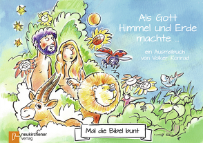 5er-Pack: Mal die Bibel bunt – Als Gott Himmel und Erde machte von Konrad,  Volker