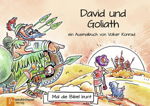 5er-Pack: Mal die Bibel bunt – David und Goliat von Konrad,  Volker