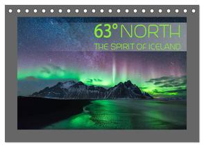63° North – The spirit of Iceland (Tischkalender 2024 DIN A5 quer), CALVENDO Monatskalender von Feiner,  Denis