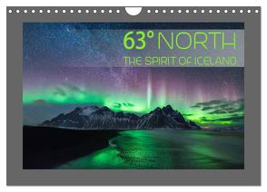 63° North – The spirit of Iceland (Wandkalender 2024 DIN A4 quer), CALVENDO Monatskalender von Feiner,  Denis