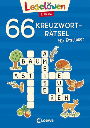 66 Kreuzworträtsel für Erstleser – 1. Klasse (Blau) von Labuch,  Kristin