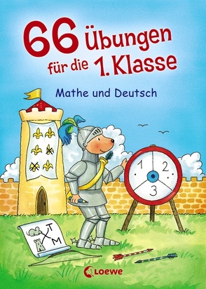 66 Übungen für die 1. Klasse – Mathe und Deutsch von Kalwitzki,  Sabine, Volk,  Roland