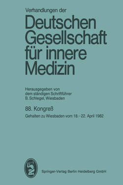 88. Kongreß von Schlegel,  Professor Dr. Bernhard