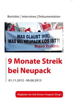 9 Monate Streik bei Neupack von Solikreis Neupack,  Mitglieder von