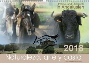 A CAMPO ABIERTO: Pferde- und Stierzucht in Andalusien (Wandkalender 2018 DIN A3 quer) von Eckerl Tierfotografie,  Petra