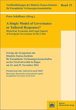 A Single Model of Governance or Tailored Responses? von Schiffauer,  Peter