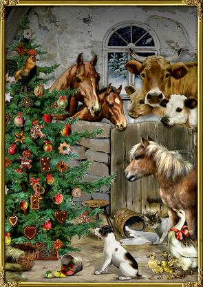 A4-Wandkalender – Weihnacht im Stall von Behr,  Barbara