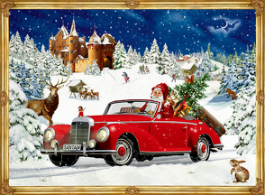 A4-Wandkalender – Winterfahrt im Oldtimer von Behr,  Barbara