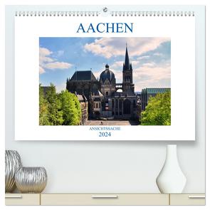 Aachen – Ansichtssache (hochwertiger Premium Wandkalender 2024 DIN A2 quer), Kunstdruck in Hochglanz von Bartruff,  Thomas