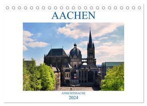 Aachen – Ansichtssache (Tischkalender 2024 DIN A5 quer), CALVENDO Monatskalender von Bartruff,  Thomas