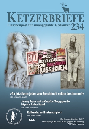 »Ab jetzt kann jeder sein Geschlecht selber bestimmen!« von Freudenthal,  Anton, Hoevels,  Fritz Erik, Leitner,  Ursula, Lindmann,  Frank, MacRae,  Ralph, Müller,  C., Skalée,  Beate, Virjat,  Angela, Zadack,  Armin