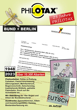 Abarten-Katalog Bund + Berlin 20.Auflage