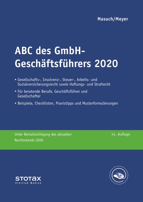 ABC des GmbH-Geschäftsführers 2020 von Masuch,  Andreas, Meyer,  Gerhard