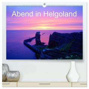 Abend in Helgoland (hochwertiger Premium Wandkalender 2024 DIN A2 quer), Kunstdruck in Hochglanz von Kattobello,  Kattobello