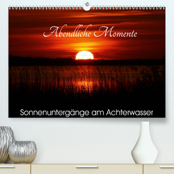 Abendliche Momente – Sonnenuntergänge am Achterwasser (Premium, hochwertiger DIN A2 Wandkalender 2021, Kunstdruck in Hochglanz) von Gerstner,  Wolfgang
