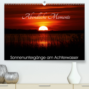 Abendliche Momente – Sonnenuntergänge am Achterwasser (Premium, hochwertiger DIN A2 Wandkalender 2021, Kunstdruck in Hochglanz) von Gerstner,  Wolfgang