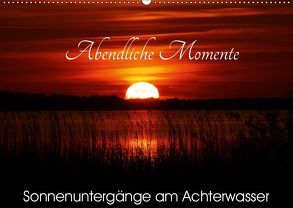 Abendliche Momente – Sonnenuntergänge am Achterwasser (Wandkalender 2019 DIN A2 quer) von Gerstner,  Wolfgang