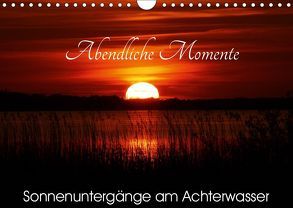 Abendliche Momente – Sonnenuntergänge am Achterwasser (Wandkalender 2019 DIN A4 quer) von Gerstner,  Wolfgang