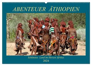 Abenteuer Äthiopien (Wandkalender 2024 DIN A2 quer), CALVENDO Monatskalender von Brack,  Roland