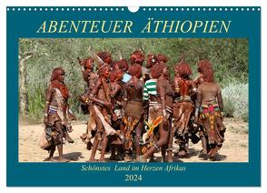 Abenteuer Äthiopien (Wandkalender 2024 DIN A3 quer), CALVENDO Monatskalender von Brack,  Roland