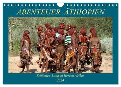 Abenteuer Äthiopien (Wandkalender 2024 DIN A4 quer), CALVENDO Monatskalender von Brack,  Roland