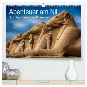 Abenteuer am Nil. Auf den Spuren der Pharaonen (hochwertiger Premium Wandkalender 2024 DIN A2 quer), Kunstdruck in Hochglanz von Wenske,  Steffen